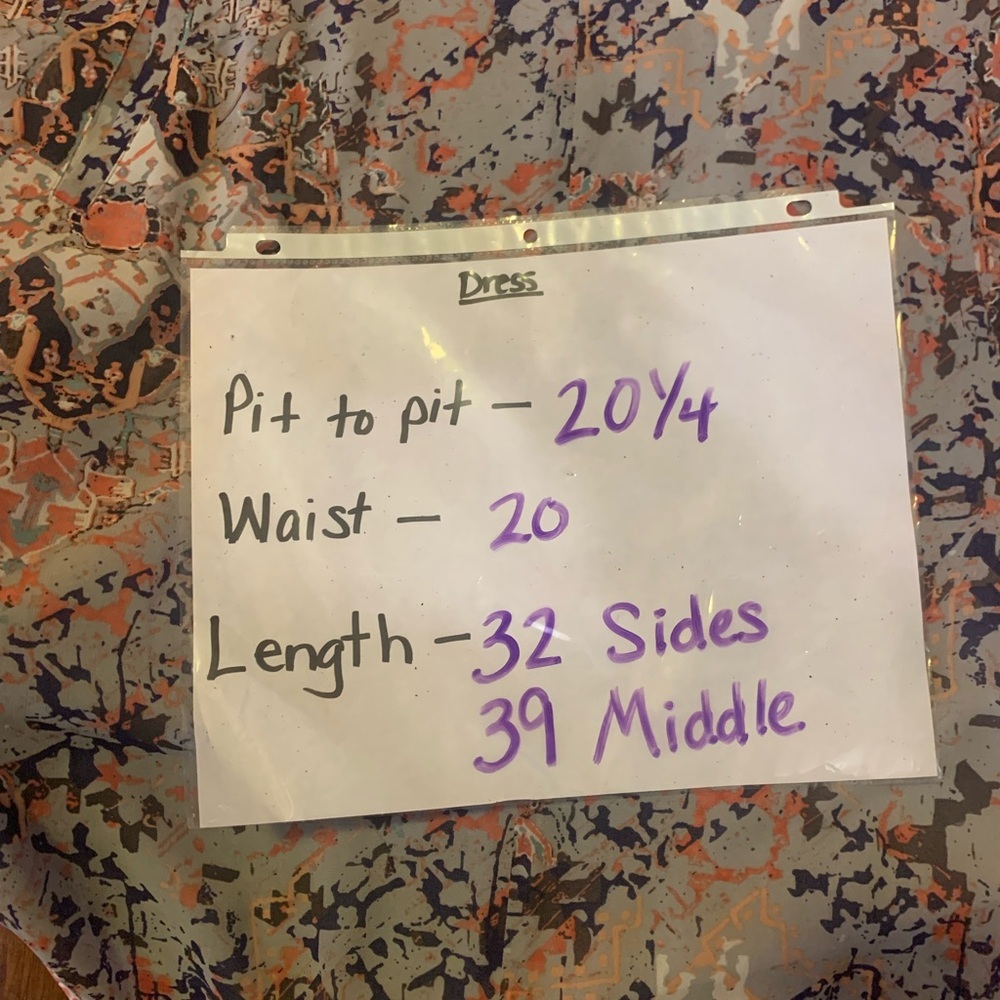 CAbi Dress Medium Multicolor Abstract Mini Pockets Adjustable Straps Lined - Picture 7 of 11